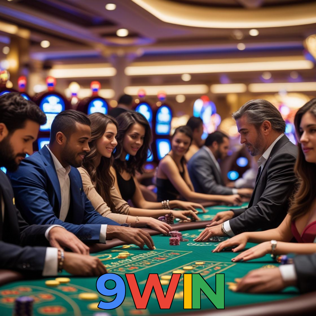 9WIN：Aposte no seu time de futebol e ganhe no blackjack e roleta online!